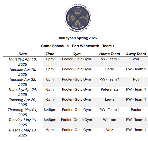 Volleyball-Spring-2025-Team-1-Game-Schedule