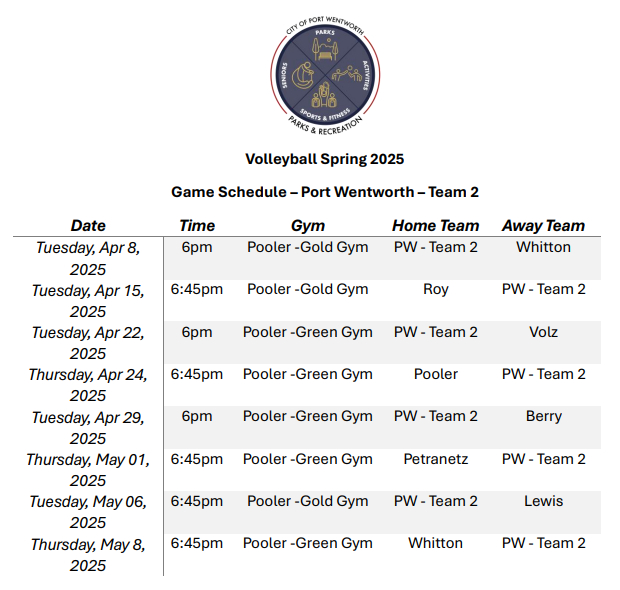 Volleyball-Spring-2025-Team-1-Game-Schedule
