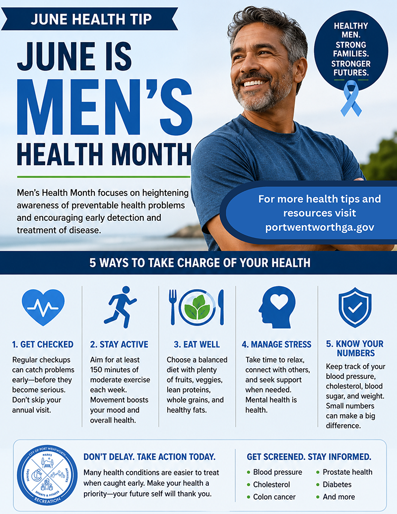 June 2026 Mens Health Fitness Month
